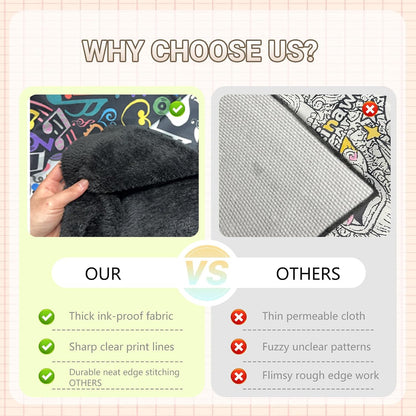 DIY Coloring Blanket 🖍️🎨