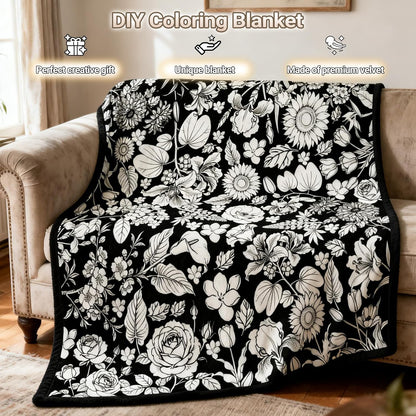 DIY Coloring Blanket 🖍️🎨