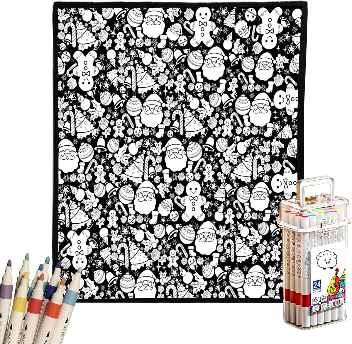 DIY Coloring Blanket 🖍️🎨